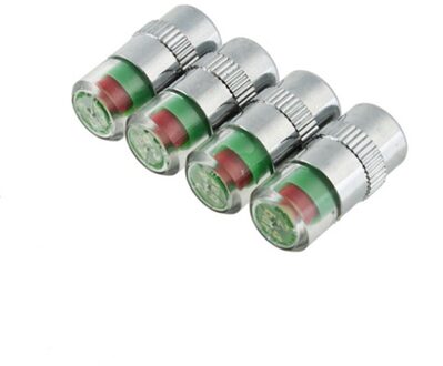 ! 4 stks/partij Auto Auto Tire Pressure Monitor Kraandopverbindingen Sensor Indicator 3 Kleur Alert VE265 P