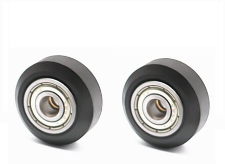 4 Stks/partij Cnc Openbuilds Plastic Wiel Pom Met 625zz Spanrol Gear Passieve Ronde Wiel Perlin Wiel Voor Ender 3 CR10 CR-10S 2stk