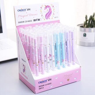 4 stks/partij Eenhoorn Vulpotlood Leuke 0.5mm Potlood Automatische Pen Voor Kid School Kantoorbenodigdheden Escolar