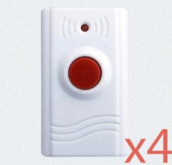 4 stks/partij Gevoelige Draadloze Sos Paniekknop Voor Onze GSM Alarmsysteem 433 MHz Een Sleutel Alert