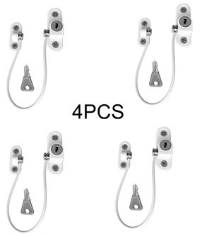 4 stks/partij Kind Bescherming Baby Veiligheid Venster Bescherming Lock Kind Veiligheid Venster Limiter Sloten op de Windows kinderen Kasteel