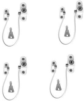 4 Stks/partij Kind Bescherming Window Lock Baby Veiligheid Venster Limiter Baby Veiligheidssloten Op De Windows Kind Veiligheid Kinderslot
