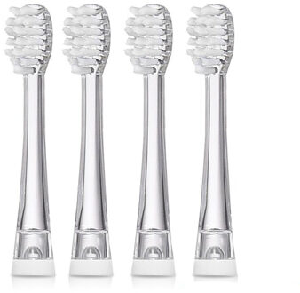 4 Stks/partij Opzetborstel Voor SG977/EK6/EK7/513 Vervangbare Opzetborstels Verwijder Plaque Snap-op Heads Kids Tandenborstel Hoofd