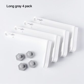 4 Stks/partij Sheet Houder Clips Enkele Dekbedovertrek Vaste Antislip Clips Huishoudelijke Laken Cover Hoek Vaste Gesp thuis Gereedschap JJ2024667-GY1-01