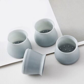 4 Stks/partij Siliconen Stoel Been Caps Voeten Pads Meubels Tafel Covers Sokken Ronde Bodem Antislip Floor Protectors Thuis decor 03