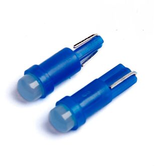 4 stks/partij T5 Cob Auto Deur Leeslamp Universal Car Light Led Lampen Lampen Kleurrijke Interieur Ornamenten Accessoires Blauw