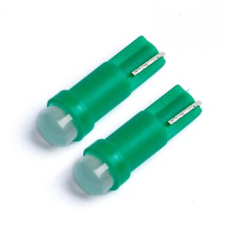 4 stks/partij T5 Cob Auto Deur Leeslamp Universal Car Light Led Lampen Lampen Kleurrijke Interieur Ornamenten Accessoires Groen