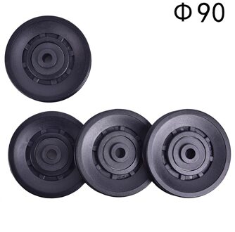 4 Stks/partij Universal 70Mm/90Mm/105Mm Diameter Antihechtende Nylon Lager Katrol Wiel Kabel Gym fitness Apparatuur Deel