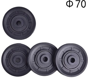 4 Stks/partij Universal 70Mm/90Mm/105Mm Diameter Antihechtende Nylon Lager Katrol Wiel Kabel Gym fitness Apparatuur Deel