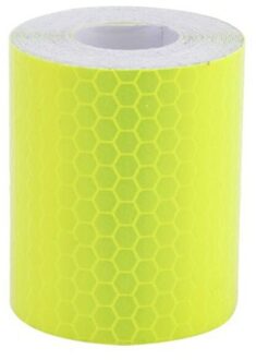 4 stks/partij Veiligheidswaarschuwing Tape 5 cm * 3 m Blauw Geel Wit Rood Zelfklevende Sterke Reflecterende Film Voertuig reflecterende Materiaal Tape