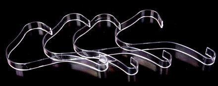 4 stks/partij vrouwen Sandalen Show Holder Schoen Display Stand Rack Clear Elastische Plastic Schoen Bomen