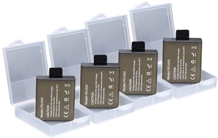 4 Stks PG1050 Oplaadbare Ion Reservebatterij 1050 mAh voor Eken V8s H8 H9 H8R H9R H8 Pro Sport Action Camera Onderdelen & Accessoires