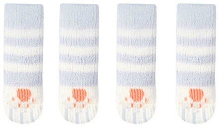 4 stks/set Bescherming Vloer Stoel Voet Pad Been Protector Meubels Wol Breien Cover Stoel Kat Pads Vloer Poot Protector Sokken