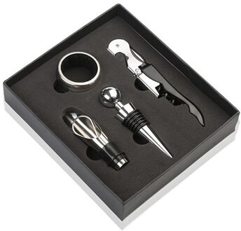 4 Stks/set Bier Wijn Flesopener Wijn Stop Kurkentrekker Remover Schenker Wijn Fles Ring Praktisch