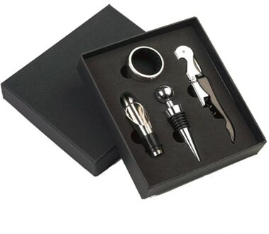 4 Stks/set Bier Wijn Flesopener Wijn Stop Kurkentrekker Remover Schenker Wijn Fles Ring Praktisch