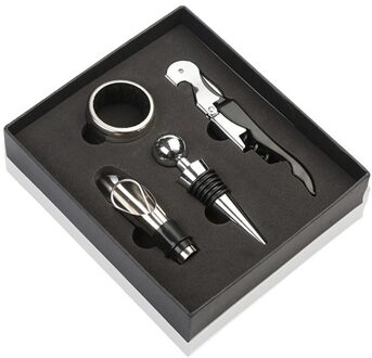 4 Stks/set Bier Wijn Flesopener Wijn Stop Kurkentrekker Remover Schenker Wijn Fles Ring Praktische