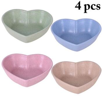 4 Stks/set Bloem Dompelen Kom Azijn Kruiden Effen Soja Schotel Saus Zout Snack Kom Mini Diner Platen Keuken Gereedschap 1