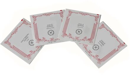 4 Stks/set Chrome Staal Viool E/A/D/G Strings Voor 4/4 Viool Snaarinstrument Onderdelen muziekinstrumenten Accessoires