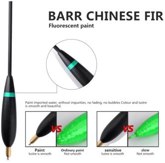 4 Stks/set Fishing Float Met Sinker Boei Buoyance 8G-10G Gewicht 24-26Cm Lengte 62KF