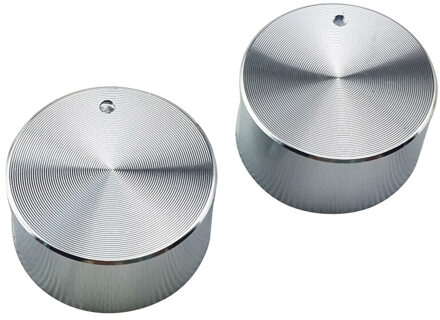 4 Stks/set Gas 6 Mm Switch Knop Draaischakelaar Controle Keuken Gereedschap Plating Fornuis Oven Metalen Zinklegering Ronde Knop met Chrome