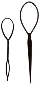 4 Stks/set Haar Vlechten Braid Tool Set Vrouwen Haar Twist Styling Dubbele Haak Clip Stick Bun Maker Braid Gereedschap haar Accessoires stijl 3