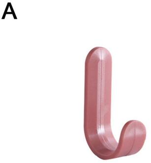 4 Stks/set Handdoek Haken Plastic Deur Hangers Zelfklevende Rekken Muur Home Hoed Organizer Houder Muur Hangers Decor Hanger N2E0