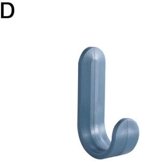 4 Stks/set Handdoek Haken Plastic Deur Hangers Zelfklevende Rekken Muur Home Hoed Organizer Houder Muur Hangers Decor Hanger N2E0