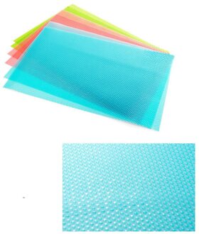 4 Stks/set Koelkast Matten & Pads Koelkast Waterdichte Koelkast Pad Antibacteriële-Antifouling Meeldauw Vocht Tailorable Pad lucht blauw