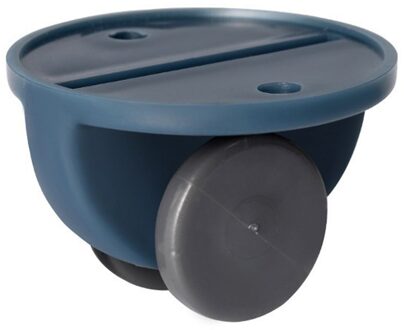 4 Stks/set Lijm Katrol Bodem Thuis Meubelwielen Opbergdoos Sorteren Dozen Caster Bodem Katrol Moving Lade Wielen Plank donker blauw