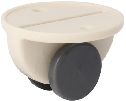 4 Stks/set Lijm Katrol Bodem Thuis Meubelwielen Opbergdoos Sorteren Dozen Caster Bodem Katrol Moving Lade Wielen Plank wit