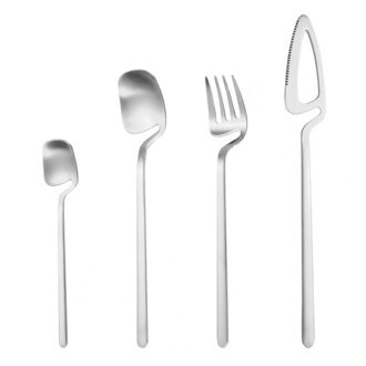 4 Stks/set Multifunctionele Bestek Roestbestendig Set Multifunctionele Makkelijk Te Gebruiken Rvs Restaurant Party Servies Set roestvrij staal