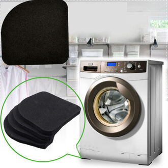 4 Stks/set Mute Mat Wasmachine Shock Pads Antislipmatten Koelkast Anti-Vibratie Pad badkamer Supply