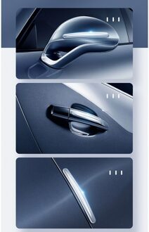 4 Stks/set Onzichtbare Siliconen Auto Deur Anti-Collision Strip Protector Guard M2ED