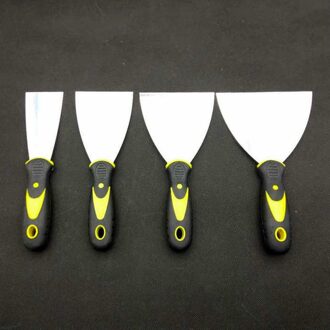 4 Stks/set Reiniging Stopverf Schop Bouw Gereedschap Metalen Schraper Diy Spackle Decals Verdikte Gipsplaten Afwerking Gips Schrapen