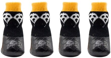 4 Stks/set Rubber Hond Schoenen Waterdicht Anti-Slip Laarzen Hond Huisdier Warme Sokken Voor Regenachtige Besneeuwde Dag XL