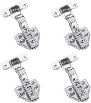 4 Stks/set Rvs Kastdeur Scharnier Garderobe Stille Hydraulische Scharnieren X4YE 3