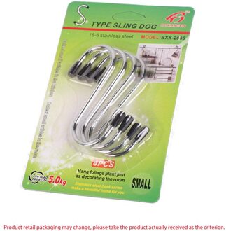 4 stks/set rvs S Haak Rack Holder Hanger Pothook handige multi-purpose haak S type haak dragende 5 KG