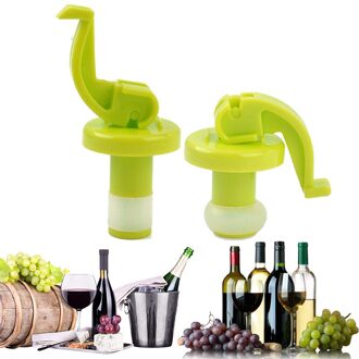 4 stks/set Siliconen Wijnfles Stoppers Bier Wijn Kurk Plug Fles Cover Keuken Bar Tool Keuken Gadget Accessoires