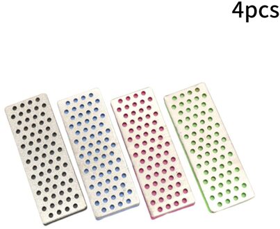 4 Stks/set Skiën Compact Professionele Outdoor Gereedschap Repareren Diamant Draagbare Blade Sharpener Hard Duurzaam Voor Ski Randen