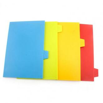 4 Stks/set Snijplank Multifunctionele Antislip Pp Huishouden Ingedeeld Hakblok Voor Keuken