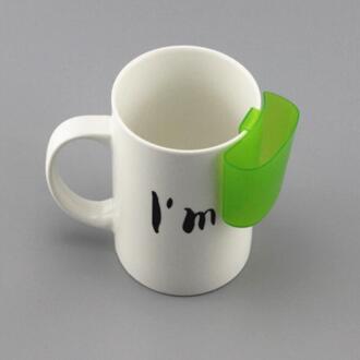 4 Stks/set Stijl Thee Tassen Houders Rekken Afternoon Tea Gereedschap Accessoires Draagbare Eenvoudige Theezakje Cookies Koekjes Houder groen