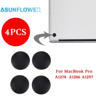 4 Stks/set Voor Macbook Pro A1278 A1286 A1297 Laptop Rubber Bottom Case Cover Voeten Kit Case Mat Voeten Baselaptop accessoires