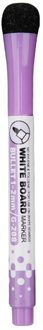 4 Stks/set Whiteboard Magnetische Uitwisbare Pennen Markers Droge Wissen Pagina 'S Kinderen Tekening Pen Board Markers Paars