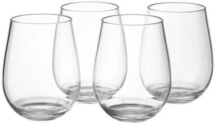 4 stks/set Wijn Glazen Transparante Whisky Onbreekbaar Plastic Vruchtensap Bier Cup Glas Onbreekbaar Drinkbeker Bar Drinkware