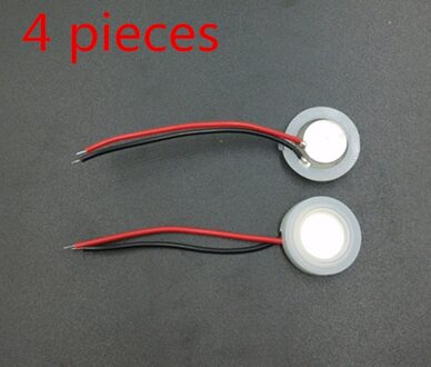 4 Stuk 16 Mm 1.7 Mhz Ultrasone Mist Maker Fogger Keramiek Discs Met Draad & Afdichting Ring