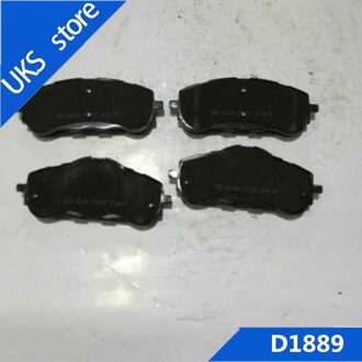 4 stuk/set Auto Remblokken Achter D1889 VOOR BYD S6