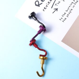 4 Stuks 1.6Mm Mini Sterke Magnetische Ronde Haak Hanger Nuttig Super Power Ndfeb Magneten Gekoppeld Huis Keuken Muur Houden magneet Haak zoals getoond