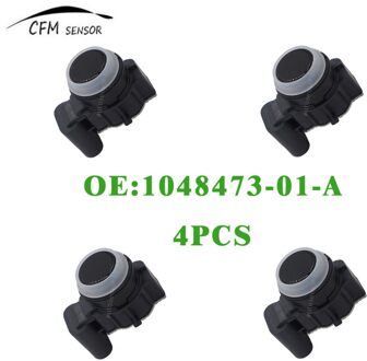 4 stuks 1048473-01-A PDC Parking Distance Control Sensor Voor Telsa S Zwart
