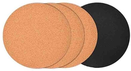 4 Stuks 12 Inch Kurk Coaster, Ronde Kurk En Plastic Bloempot Voor Tuinieren, voor Diy Craft Supplies