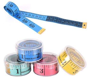 4 Stuks 150Cm/60  "Zachte Meetlint Body Meten Heerser Tailor Naaien Platte Tape B85C